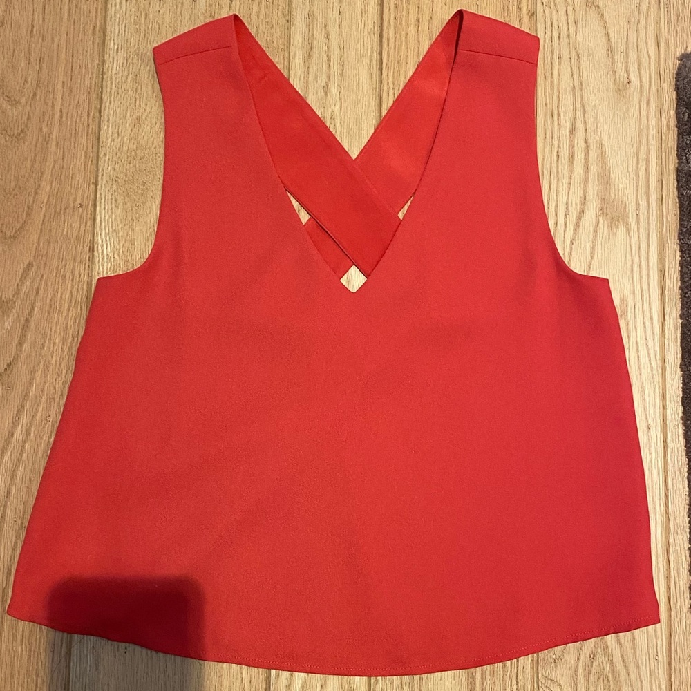 Club Monaco Cross Back Top - Size Small